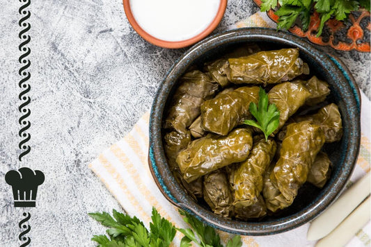 Dolmades, the traditional Greek recipe