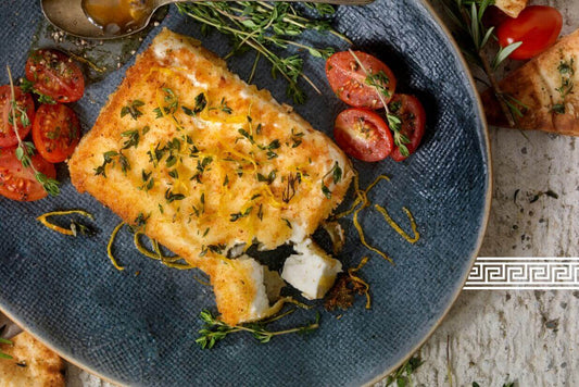 Saganaki, the traditional starter of Greek cuisine