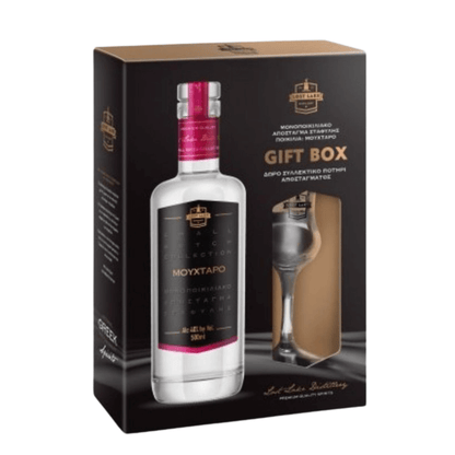 Coffret-cadeau Tsipouro Mouhtaro - 500ml