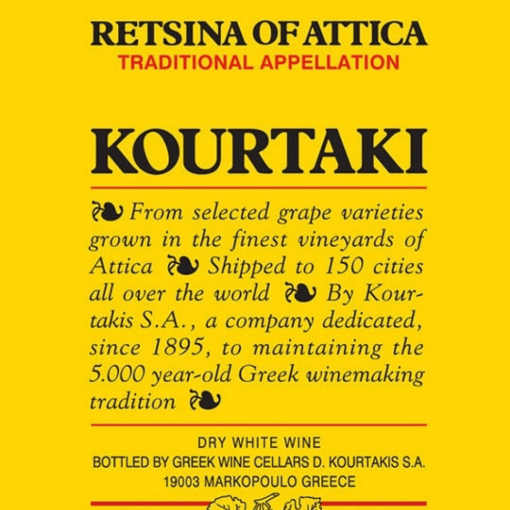 Vin Retsina Kourtaki - 750ml