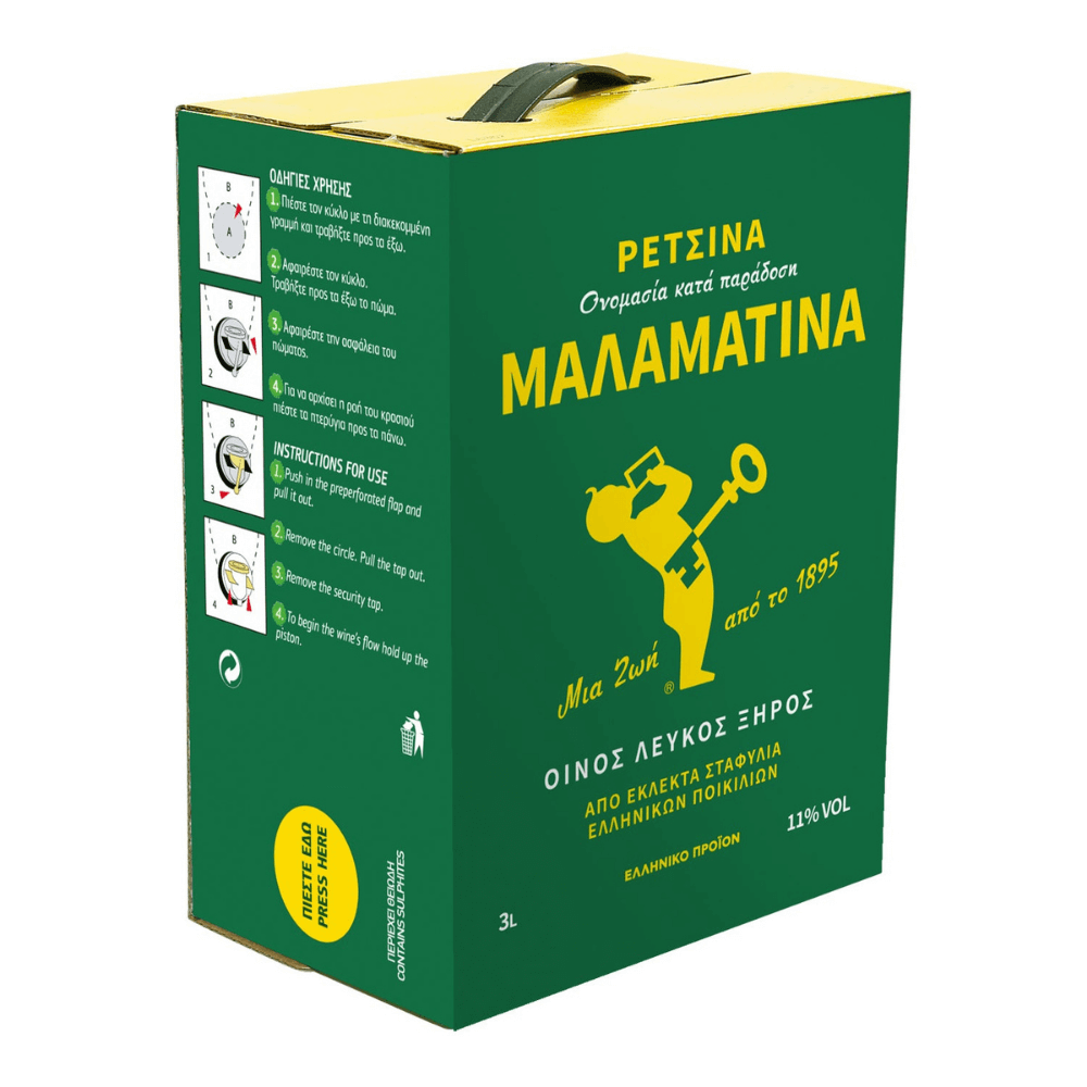 Malamatina retsina - 3L