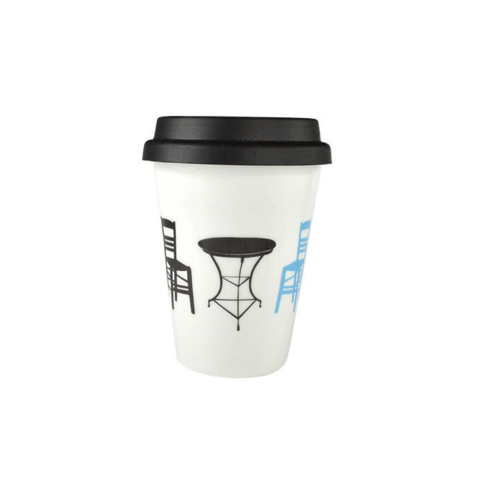 Tazza per caffè da asporto Kafenio in porcellana - 275ml