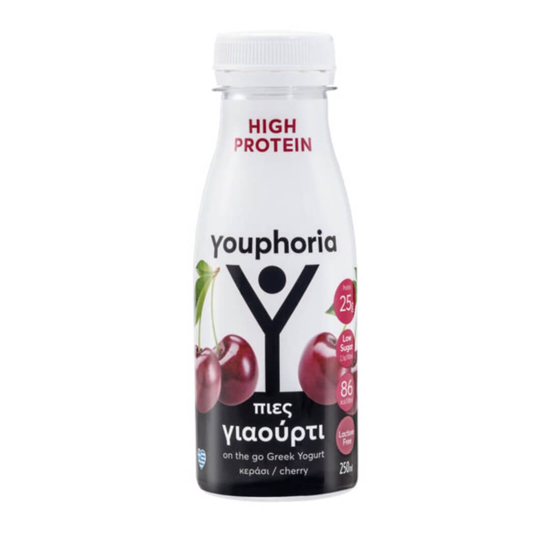 Πόσιμο Γιαούρτι Youphoria Κεράσι - 2x250ml