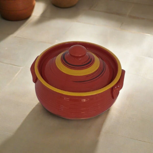 Pot traditionnel en argile pour giouvetsi - 21cm (3 portions)