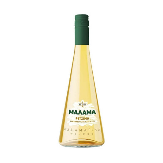 White Retsina Malama - 500ml - Malamatina