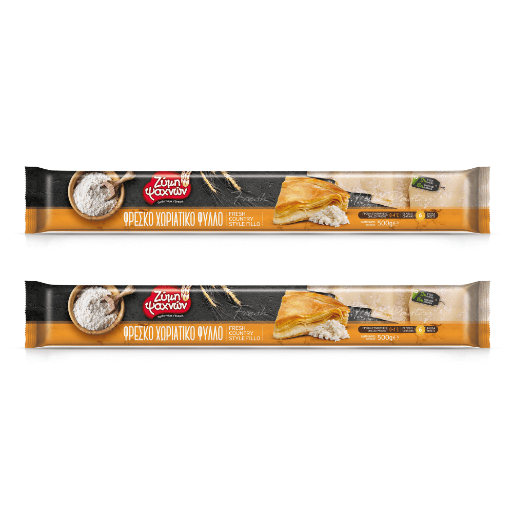 Pâte Filo Rustique pour tartes - 2x500g