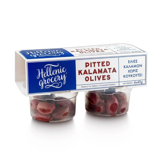 Olive Kalamata Denocciolate - 4x40g - Hellenic Grocery