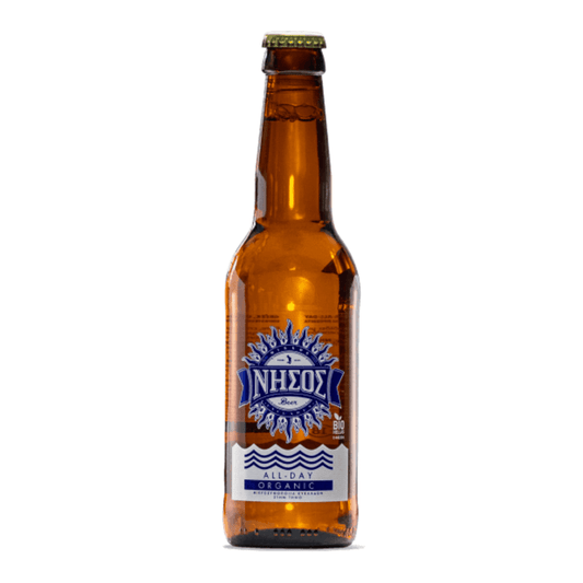 Organic beer Nissos All Day - 330ml - Greek Flavours