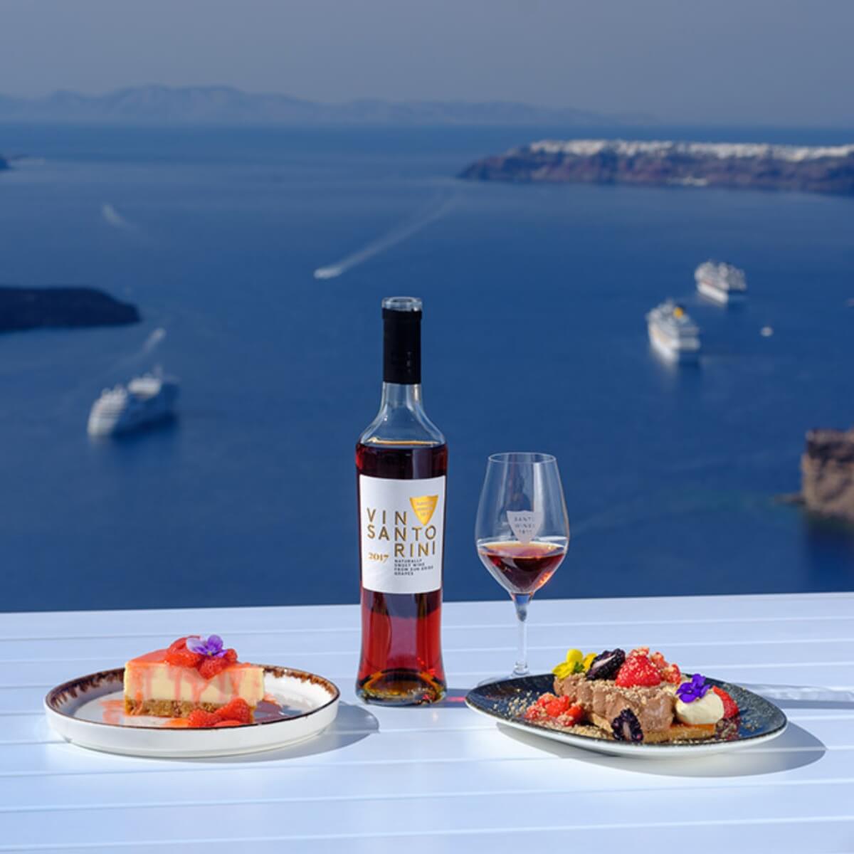 Vinsanto Santorin AOP Blanc Doux à base de Raisins Séchés au Soleil - 500ml