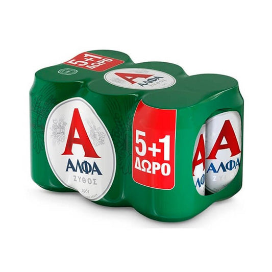 Alfa beer can - 6x330ml - Greek Flavours