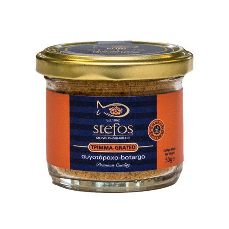 Grey Mullet Bottarga roe smoked in powder Stefos 50g, Greek products ...