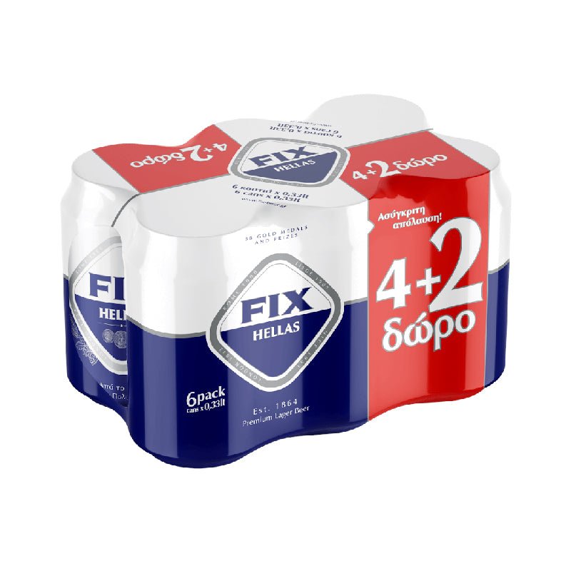 Fix beer can - 6x330ml - Greek Flavours