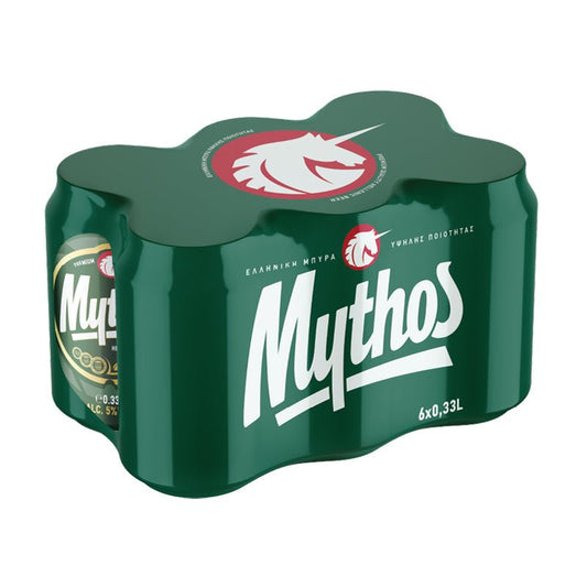 Epicerie-Grecque-Produits-Grecs-Bière-Mythos-6-canettes-330ml