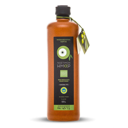 Organic Evoo Nostimon PGI Lakonia Ceramic - 500ml - Greek Flavours